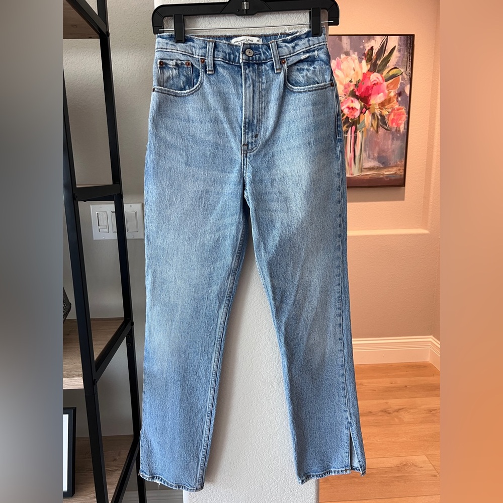 Abercrombie & Fitch Light Blue Straight Jeans